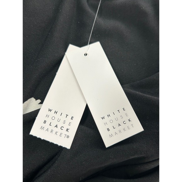 NEW White House Black Market Garnet Floral Sheath Dress XS Black - AC - Picture 8 of 11